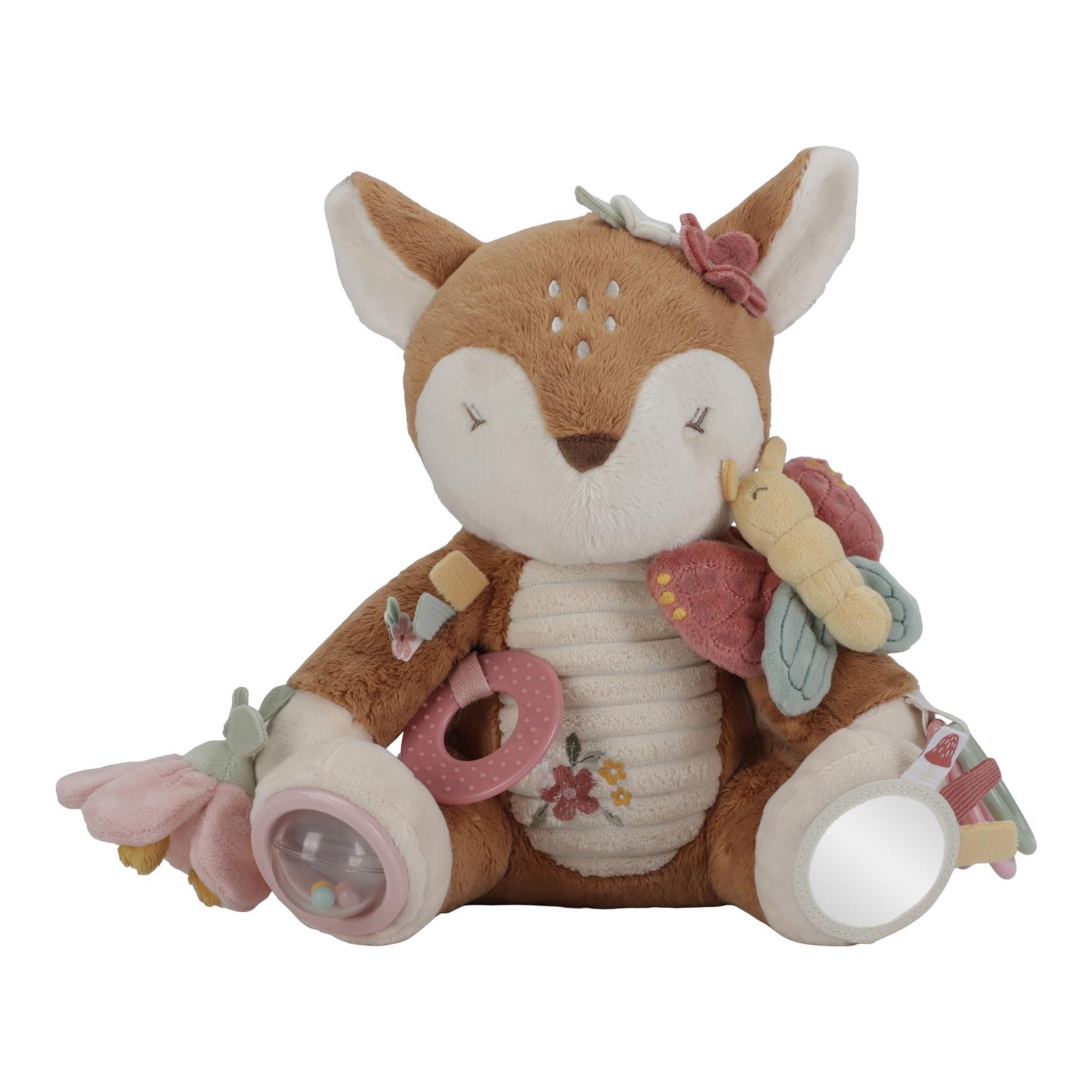 Peluche d'activités faon MULTICOLORE Little Dutch