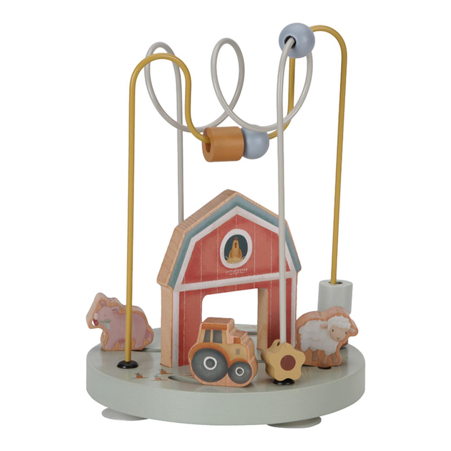 LITTLE DUTCH - Boulier spirale en bois FSC MULTICOLORE Little Dutch
