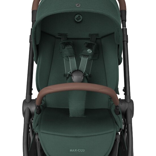 Maxi Cosi Poussette Oxford Twillic Green Dark Frame/Brown Leather  Maxi Cosi Poussette Oxford Twillic Green Dark Frame/Brown Leather