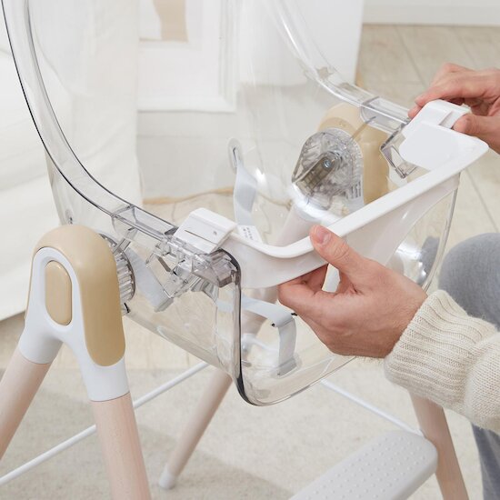 IKID Chaise haute évolutive Piccola Beige  IKID Chaise haute évolutive Piccola Beige