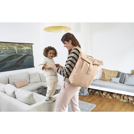 Lässig Sac à dos - Rolltop up Rose pêche  Lässig Sac à dos - Rolltop up Rose pêche