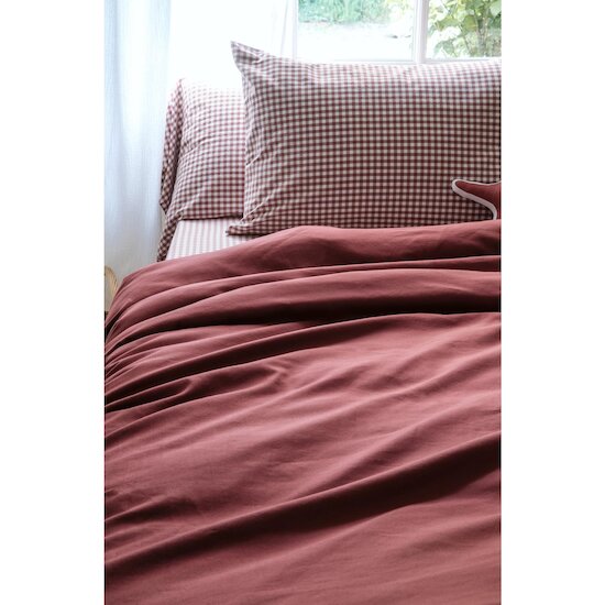 Kadolis Housse de Couette enfant Pur Coton Bio Certifié GOTS Sienne 140x200 cm Kadolis Housse de Couette enfant Pur Coton Bio Certifié GOTS Sienne 140x200 cm