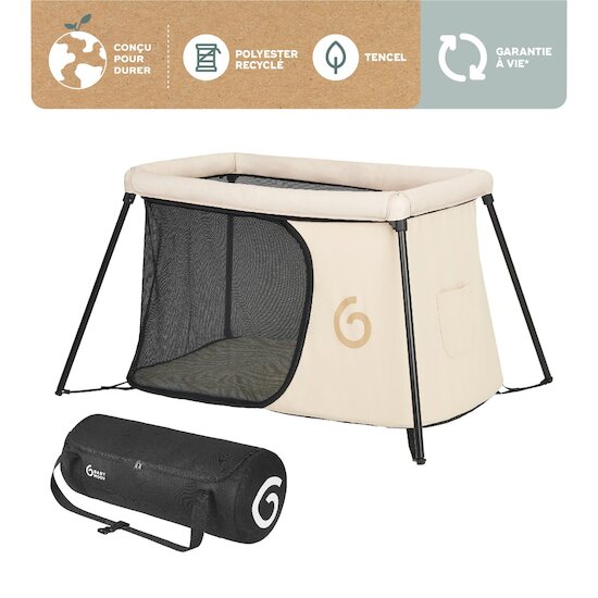 Babymoov Lit parapluie Moov & Sleep Sable / Noir  Babymoov Lit parapluie Moov & Sleep Sable / Noir