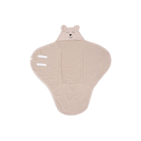 Jollein Couverture portefeuille bear boucle Wild Rose  Jollein Couverture portefeuille bear boucle Wild Rose