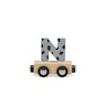 Lettre train en bois Lettre N