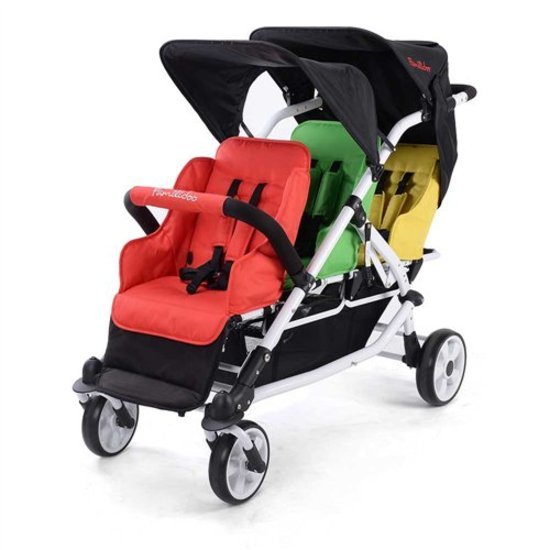 Poussette double pour jumeaux & poussettes multiplace pour triplés adbb