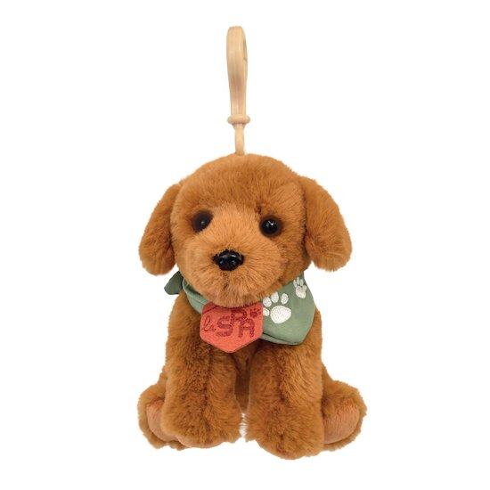 Histoire d'Ours Porteclés bijou de sac chien Beige 
