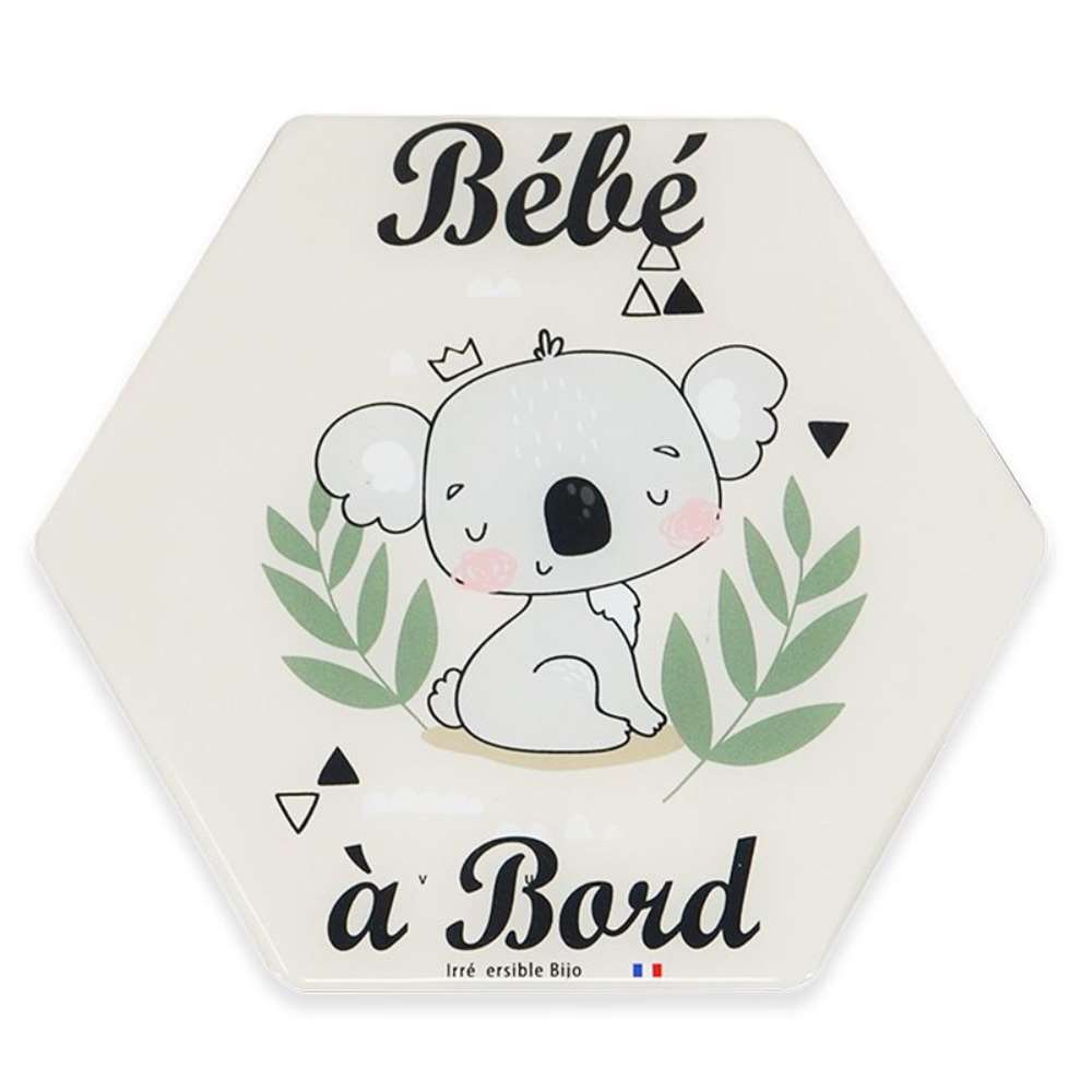 Adhésif « Bébé à Bord Attrape rêve » BEIGE Irréversible Bijoux