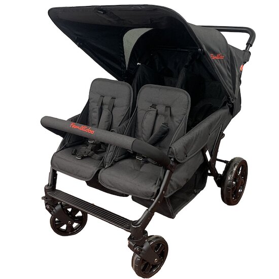 Familidoo Poussette 4 places Lidoo Star Noir 