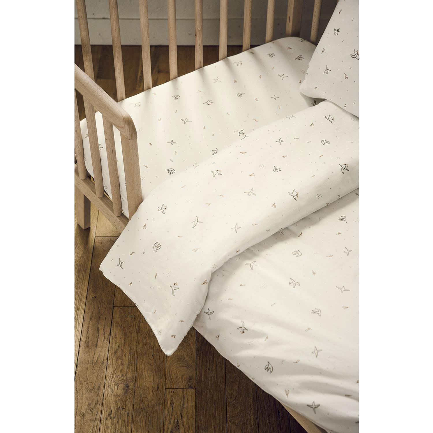 Kadolis - Housse de couette Coton Bio bébé L'envolée MULTICOLORE Kadolis