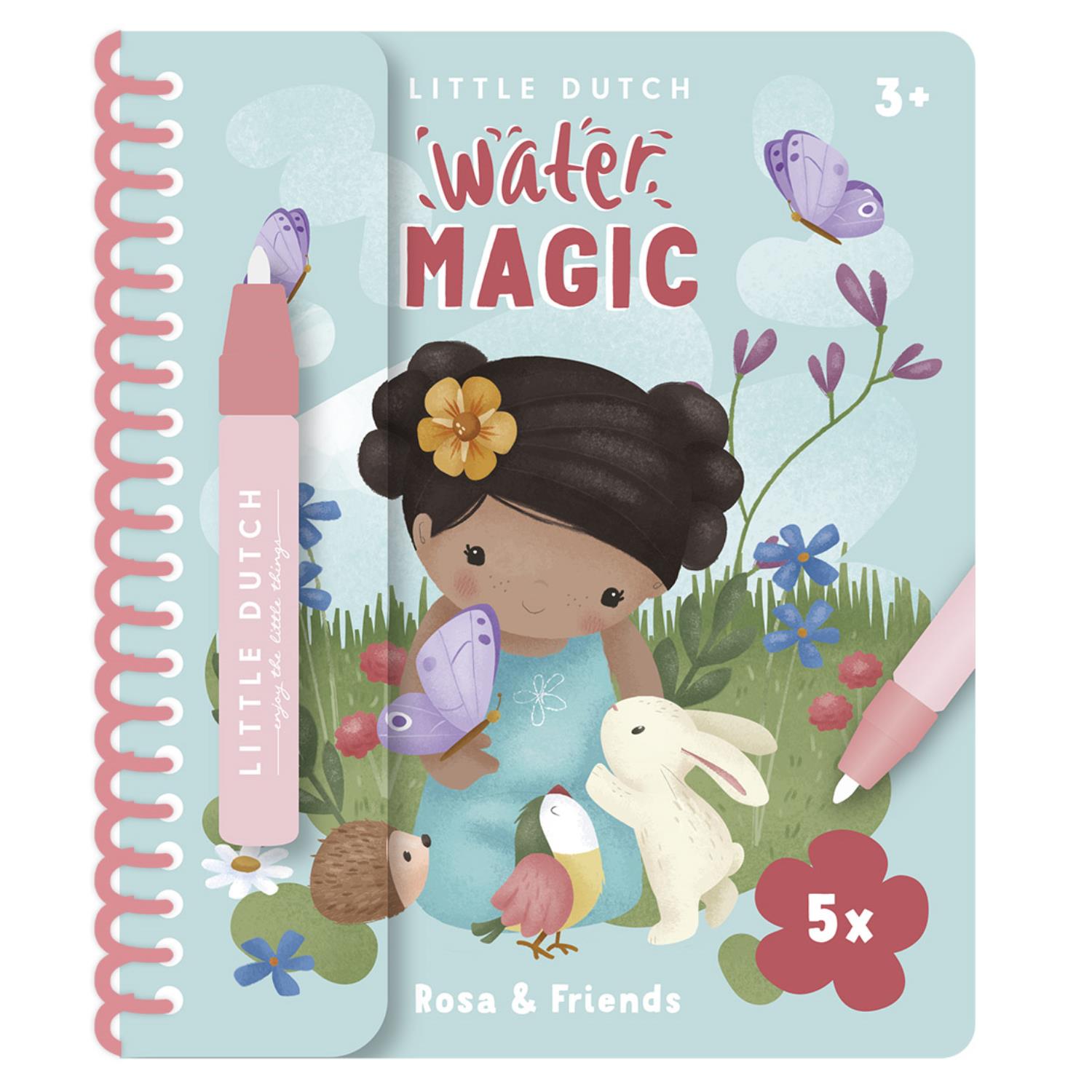Livre d'aquarelles - Rosa & Friends MULTICOLORE Little Dutch