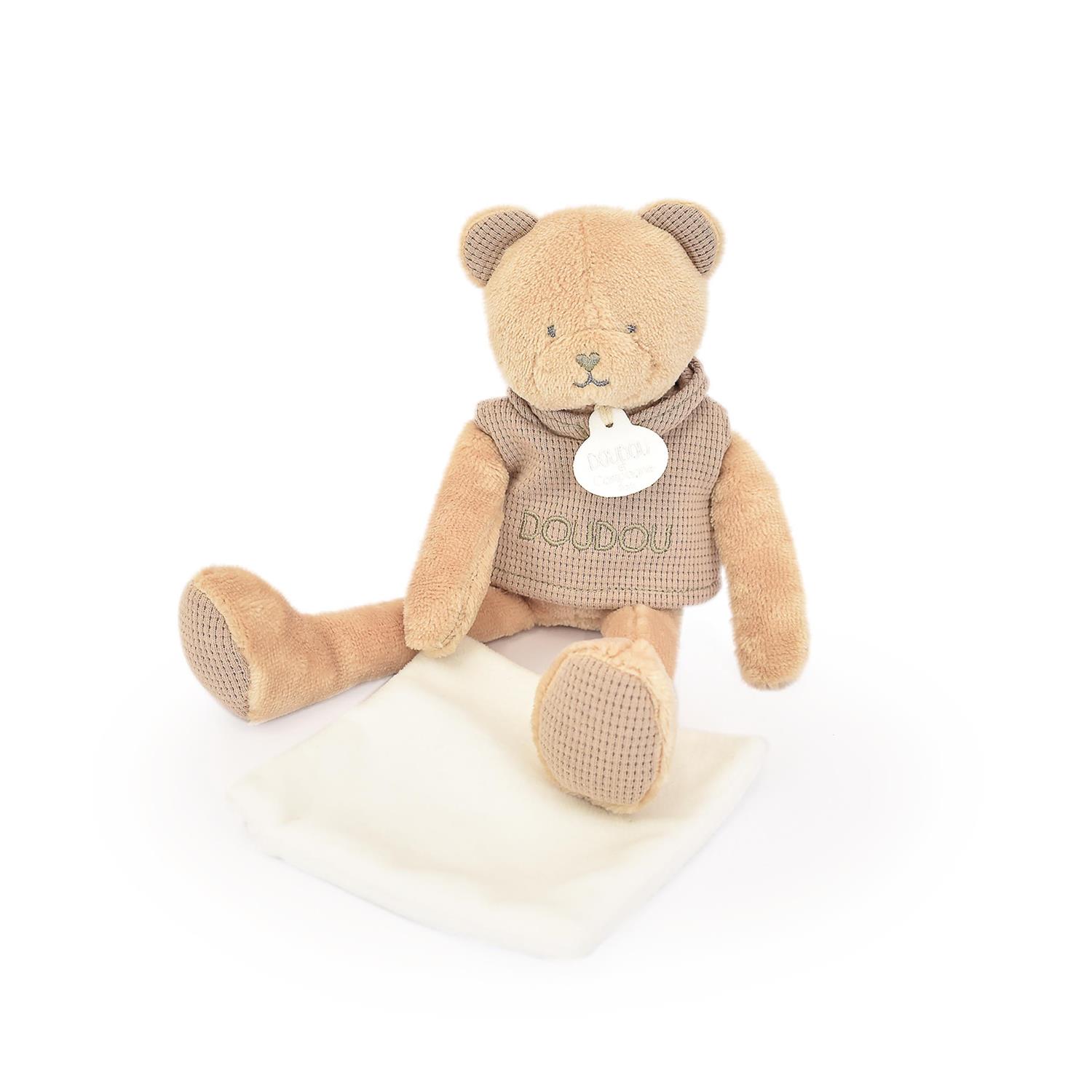 Doudou & Compagnie - Peluche Sweety ours MARRON Doudou & Compagnie