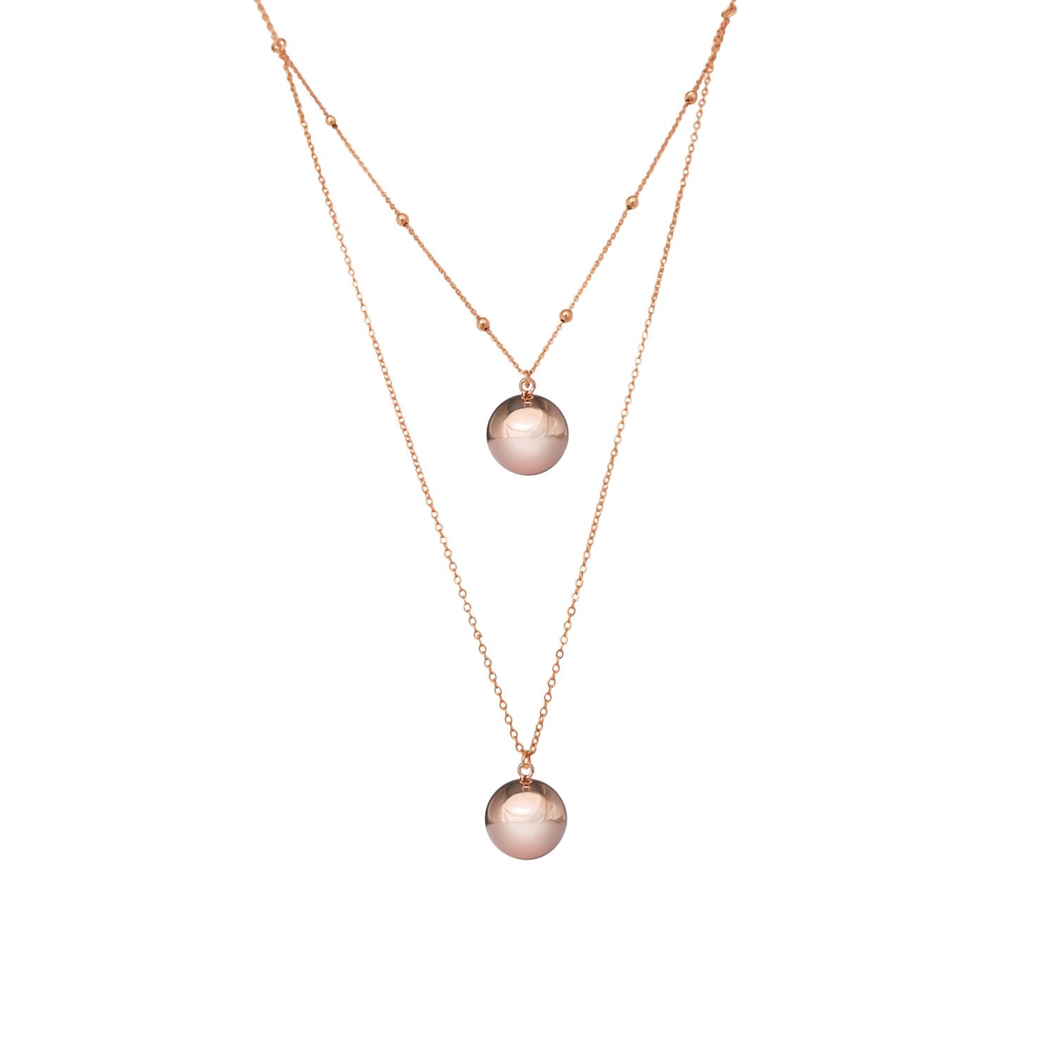 Irréversible Bijoux - Bola de grossesse lisse double chaine ROSE Irréversible Bijoux