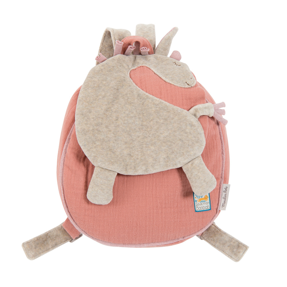 MOULIN ROTY - Sac à dos girafe Sous mon baobab MULTICOLORE Moulin Roty