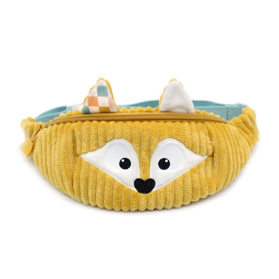Les Déglingos Sac Banane Velours Cyranos Le Renard Moutarde  Les Déglingos Sac Banane Velours Cyranos Le Renard Moutarde