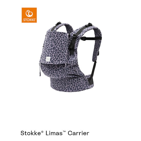 Stokke Porte bébé Limas Flex Leopard Lilas 