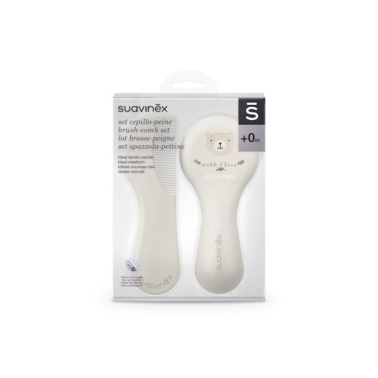 Suavinex Set Brosse + Peigne Birdies Beige  Suavinex Set Brosse + Peigne Birdies Beige