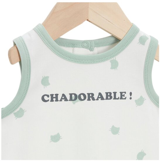 P’tit bisou Combi body Mon Trousseau Chaton Imprimé Chaminou  P’tit bisou Combi body Mon Trousseau Chaton Imprimé Chaminou