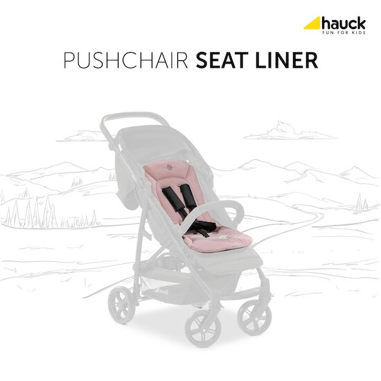 Hauck Coussin réducteur de poussette Minnie Mouse Rose 