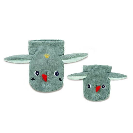Lilliputiens Gants de toilette marionnettes éco Joe  