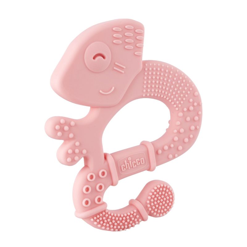 Anneau de dentition Soft&Clean Iguane ROSE Chicco