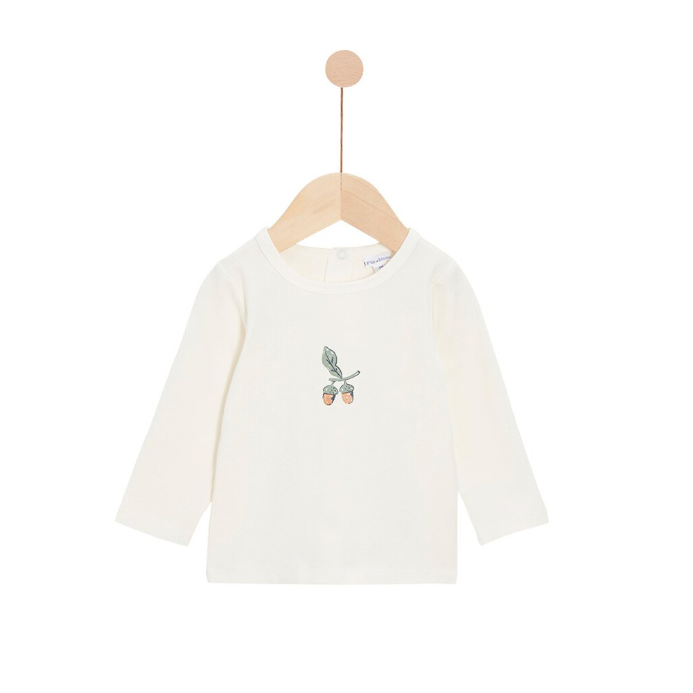 P’tit bisou - Ensemble Robe et Tee-shirt Cœur de pain d'épice BLANC P’tit bisou