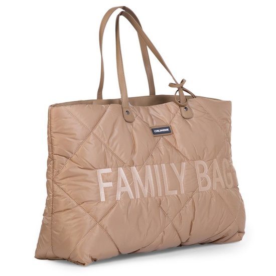 Childhome Sac matelassé Family Bag Beige  Childhome Sac matelassé Family Bag Beige