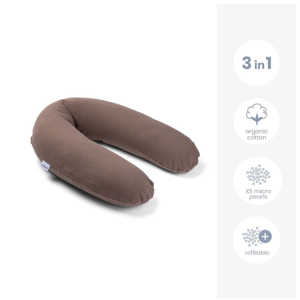 BABYMOOV - Coussin de maternité Buddy MARRON Doomoo