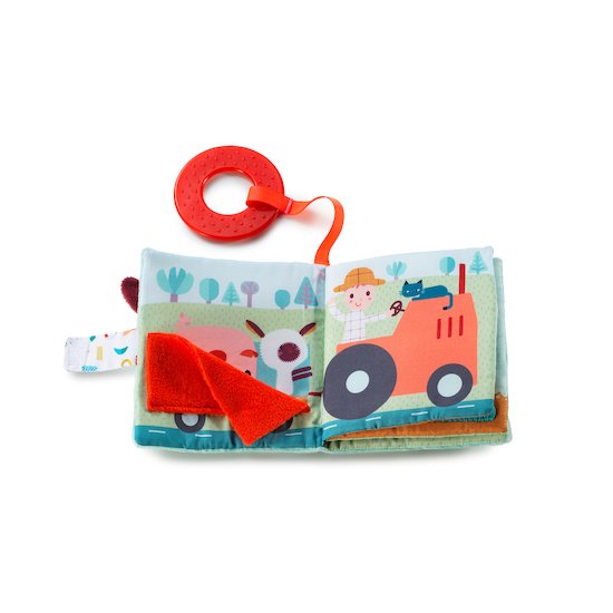 Lilliputiens Livre tissu imagier Ferme   Lilliputiens Livre tissu imagier Ferme