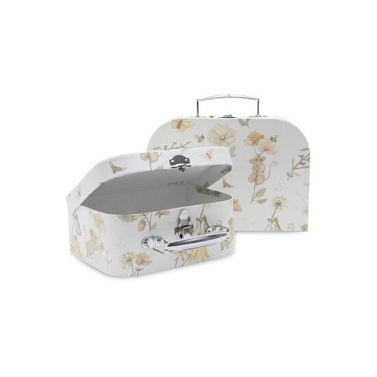 Jollein Lot de 2 valisettes à jouets dreamy mouse   Jollein Lot de 2 valisettes à jouets dreamy mouse