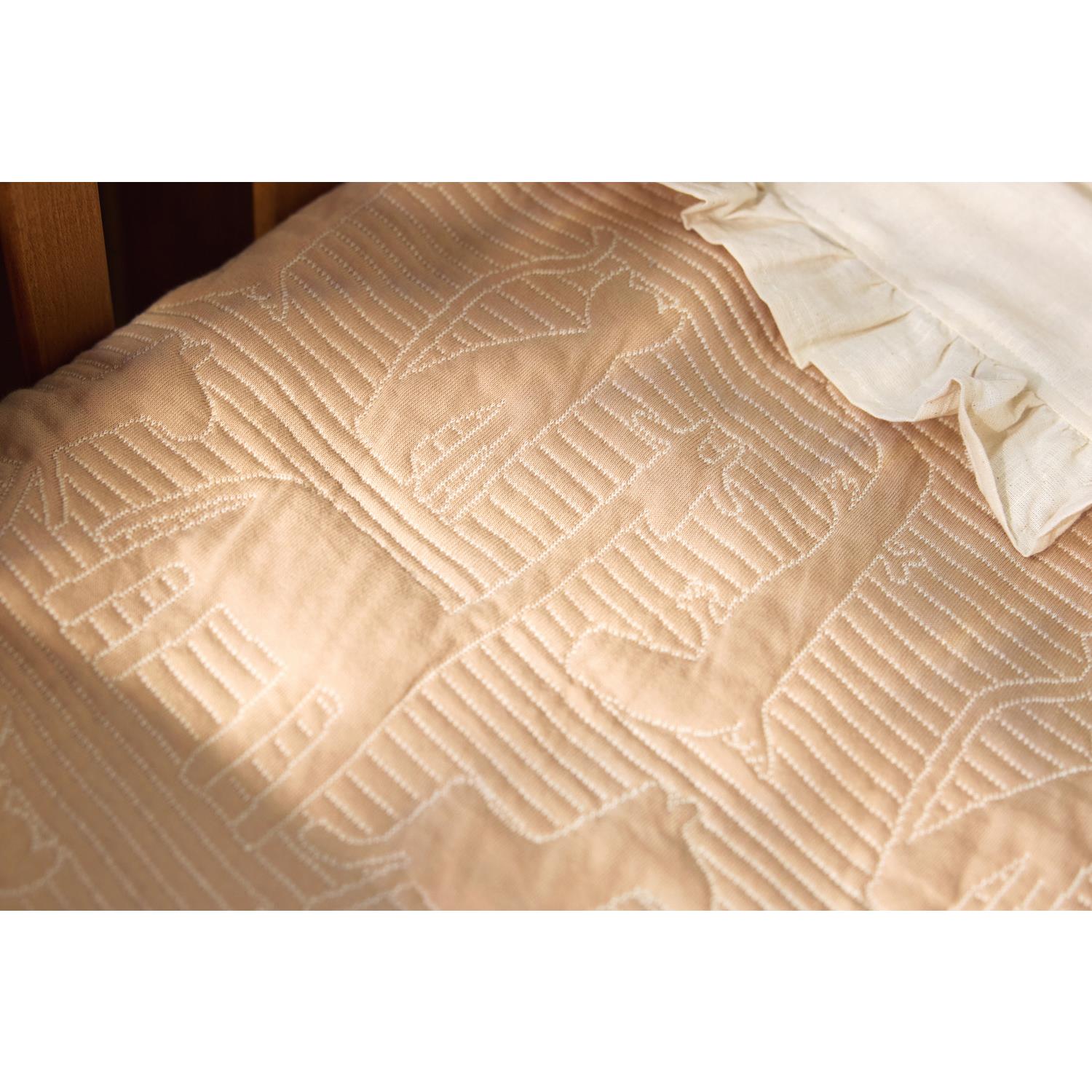 Jollein - Couverture Berceau Jungle Jambo MARRON Jollein