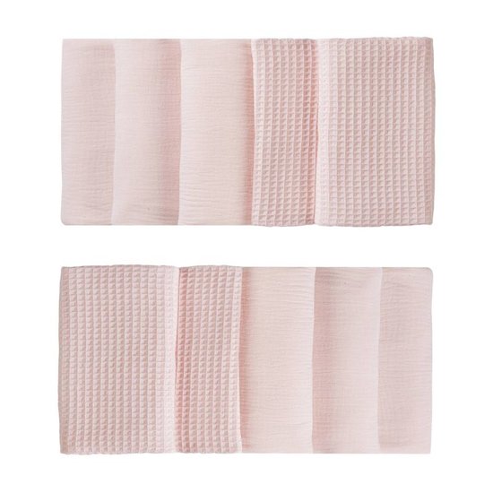 BB&Co Tour de lit modulable & respirant (10 éléments) - Mix & Match Rose Blush 