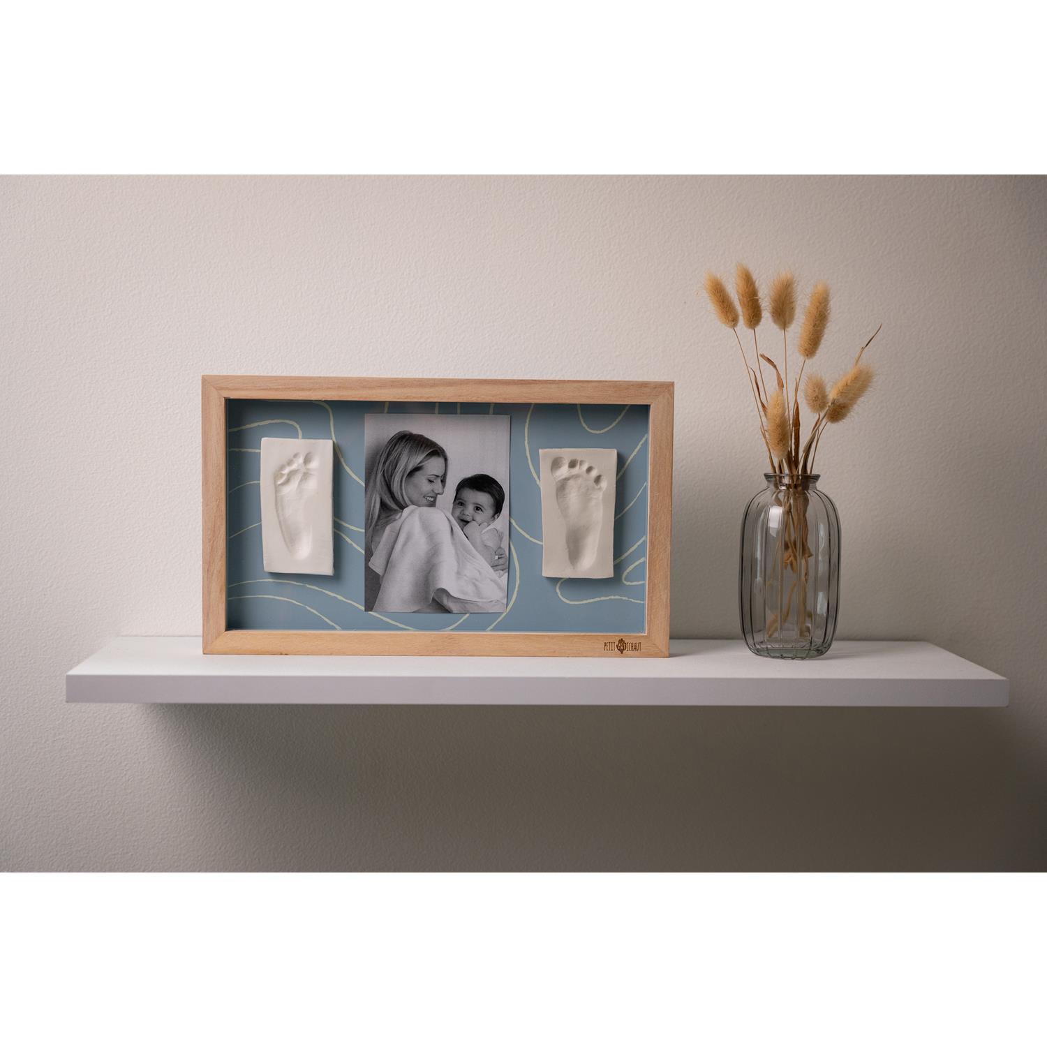 Cadre 2 Empreintes MULTICOLORE Petit Artichaut