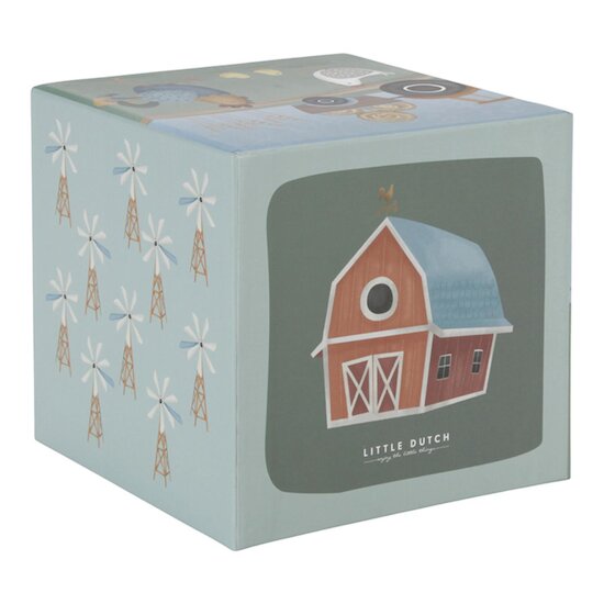 Little Dutch Blocs à empiler en carton FSC Little Farm  Little Dutch Blocs à empiler en carton FSC Little Farm