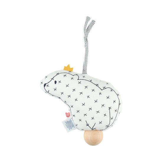 Noukie's Peluche musicale Sam Timeless Gris  Noukie's Peluche musicale Sam Timeless Gris