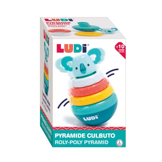 Ludi Pyramide culbuto Multicolore 11 cm Ludi Pyramide culbuto Multicolore 11 cm