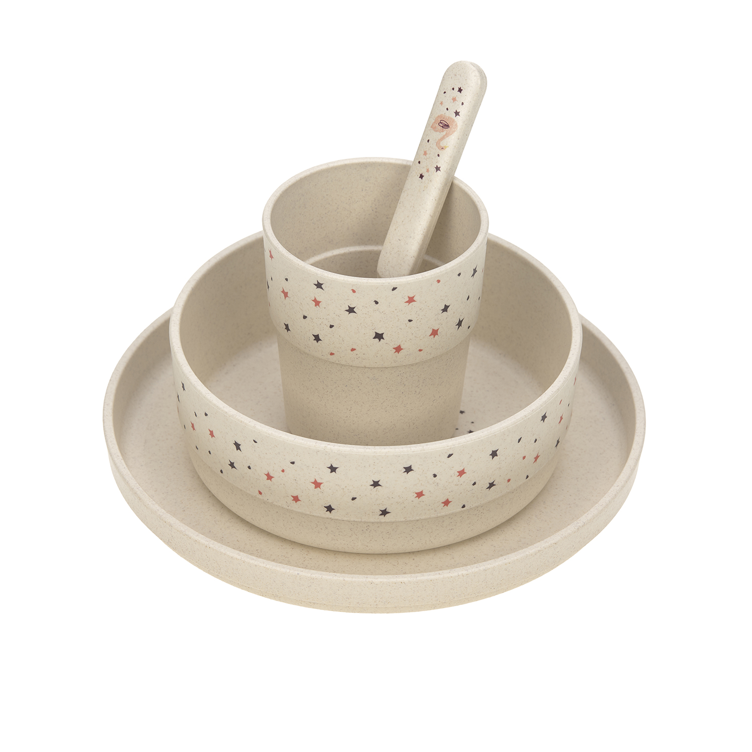 Lässig - Coffret repas Little Water Cygne BEIGE Lässig