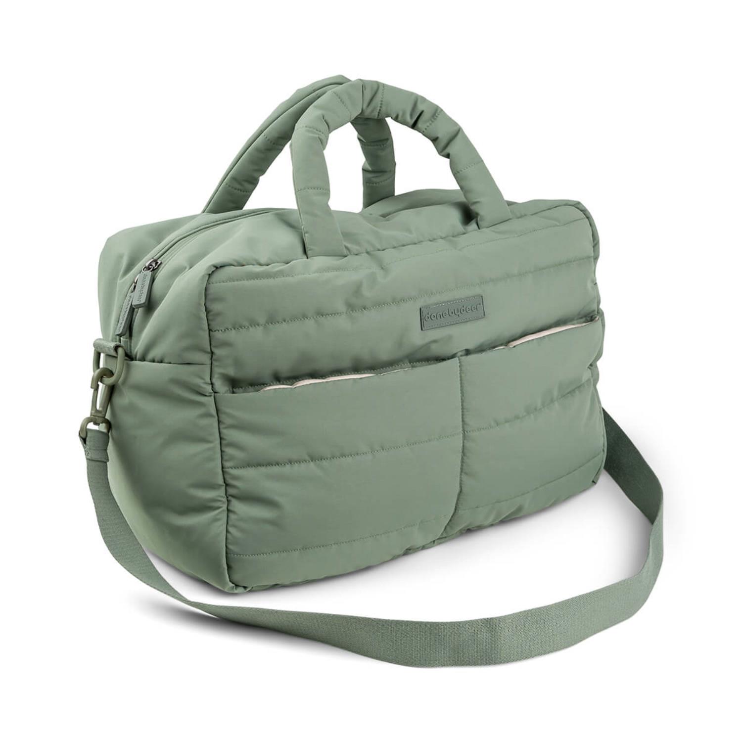 Sac à langer matelassé VERT Done by Deer