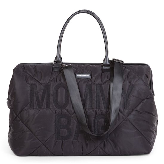 Childhome Sac matelassé Mommy Bag Noir  Childhome Sac matelassé Mommy Bag Noir