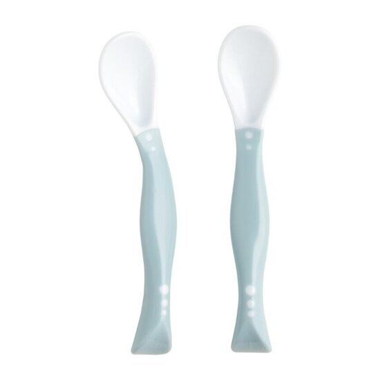 Tigex 2 Cuillères d'apprentissage orientables Gris  Tigex 2 Cuillères d'apprentissage orientables Gris