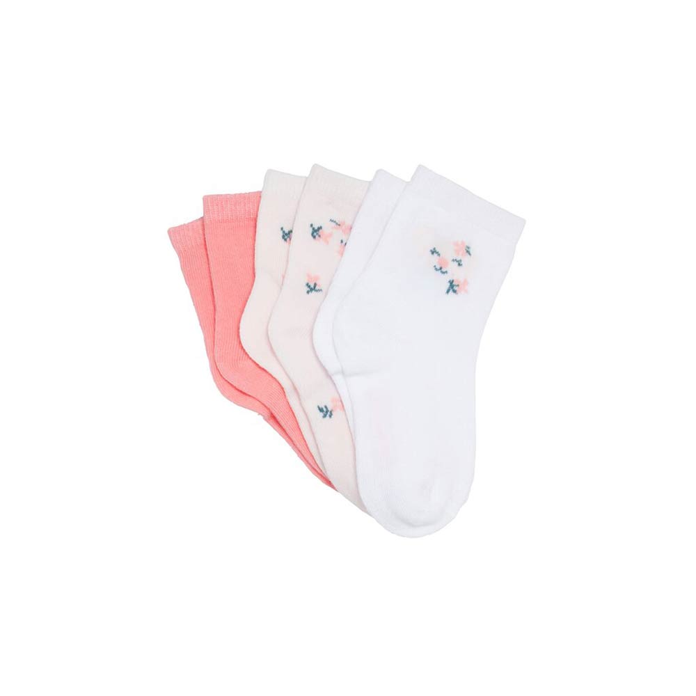 P’tit bisou - Lot de 3 paires de chaussette Mes Essentiels BLANC P’tit bisou