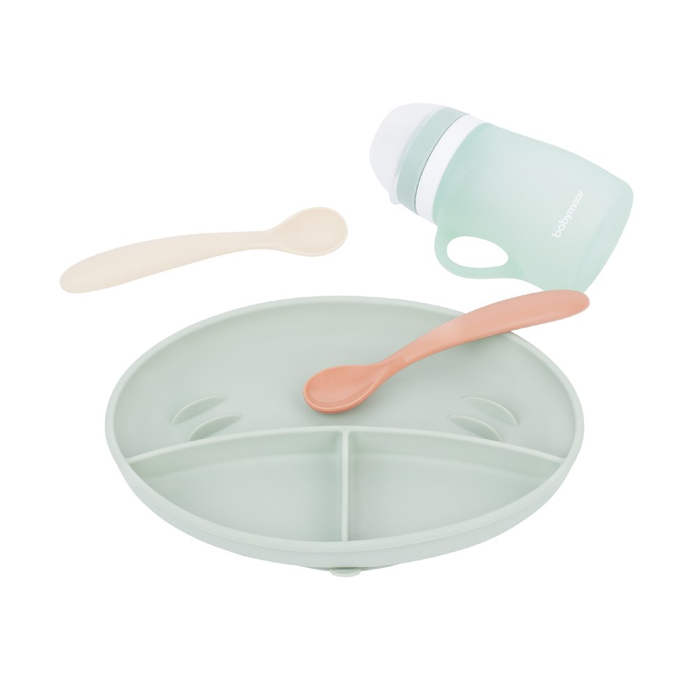 BABYMOOV - Coffret repas Grow'Isy VERT Babymoov