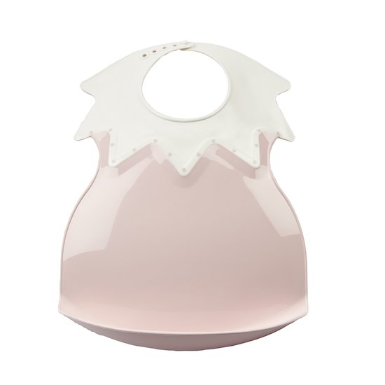 Thermobaby Bavoir Arlequin Rose Poudré 