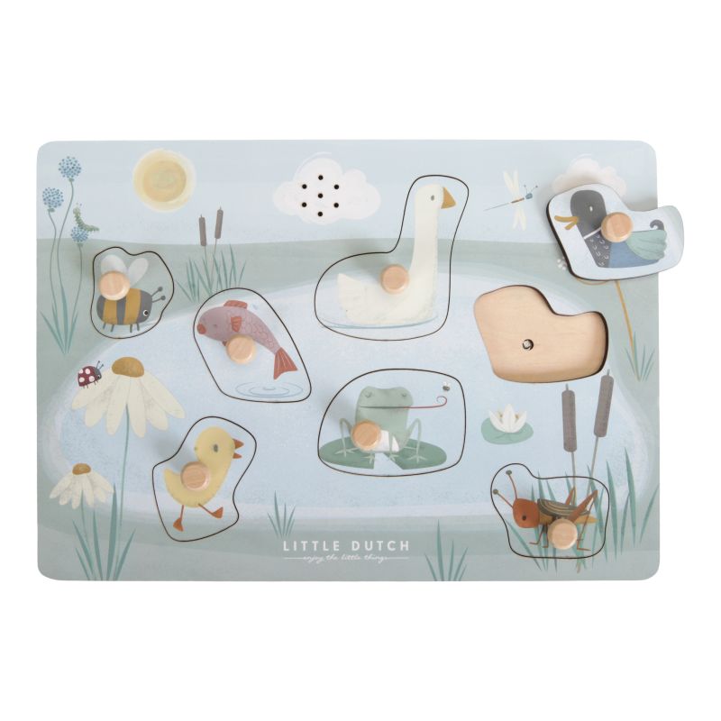 Puzzle sonore MULTICOLORE Little Dutch