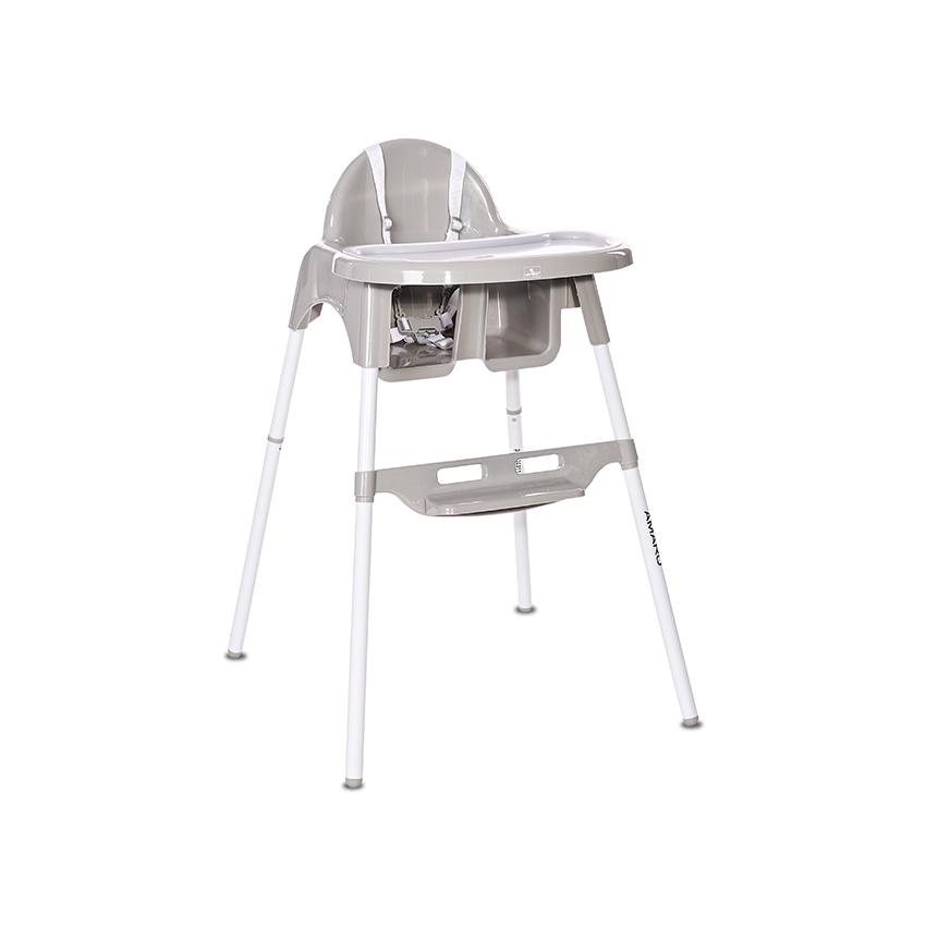 Chaise haute Amaro GRIS Lorelli