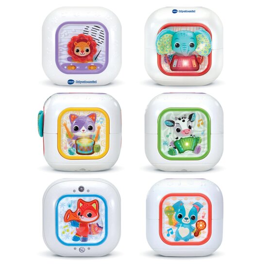 Vtech Baby Baby cube musical Multicolore  Vtech Baby Baby cube musical Multicolore