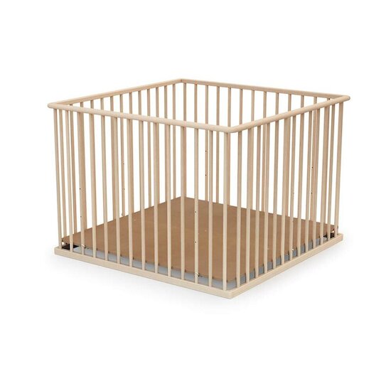 Formula Baby Parc en bois Brut 100X100 cm Formula Baby Parc en bois Brut 100X100 cm