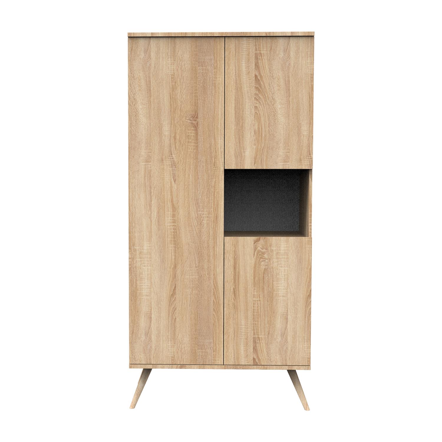 Armoire 3 portes Seventies MARRON Sauthon