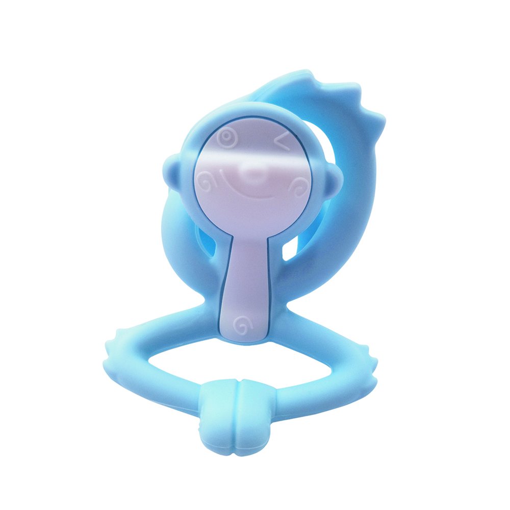 Jouet de dentition Singe câlin BLEU BabyToLove