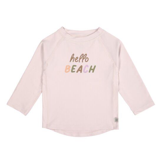 Lässig T-shirt anti-UV manches longues Hello Beach Rose 3-6 mois